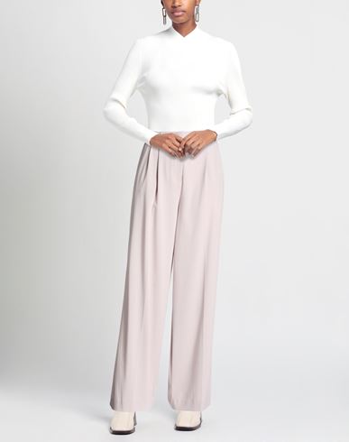 Woman Pants Lilac Size L Polyester, Viscose, Elastane
