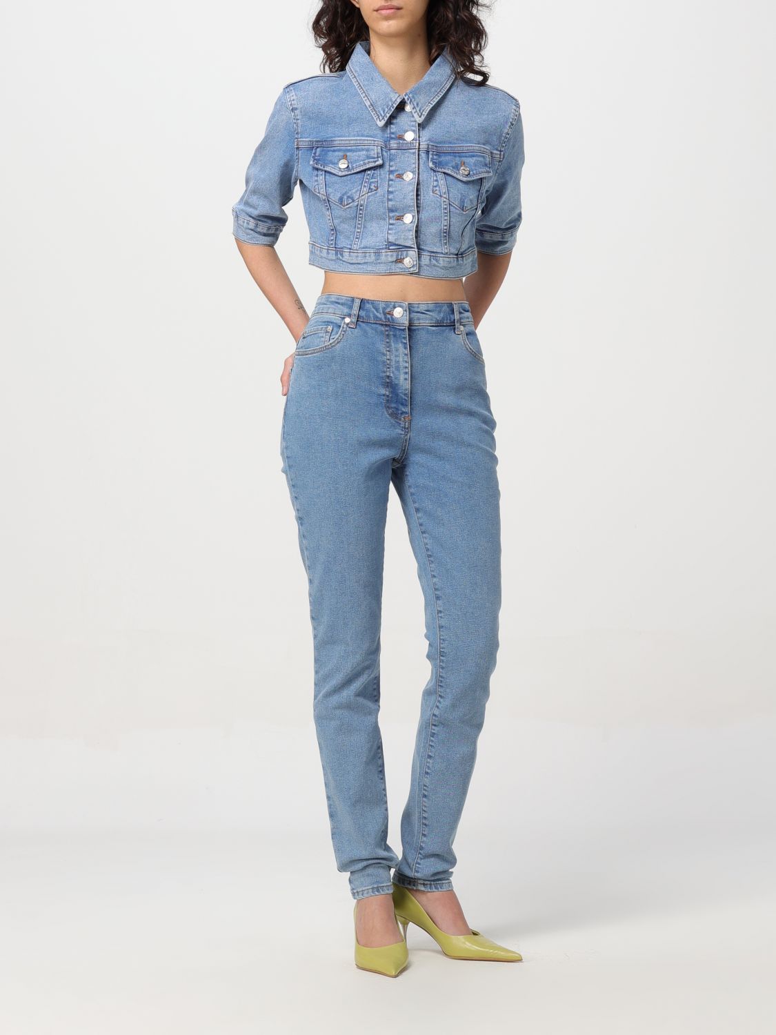Jeans Woman color Denim