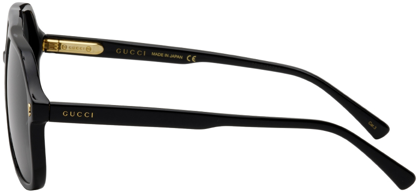 Black aviator sunglasses