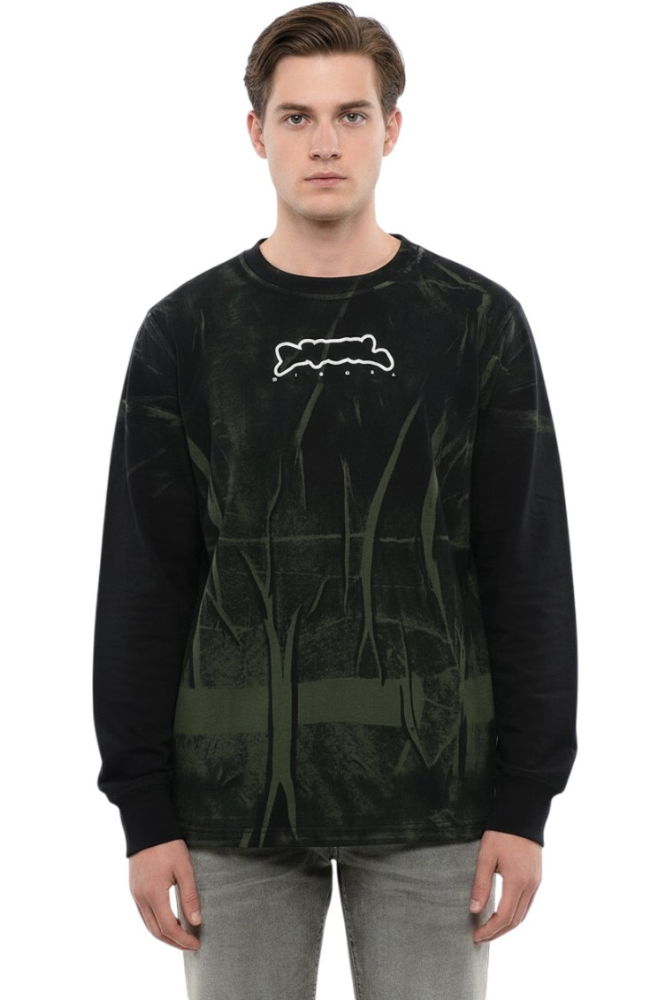 Black Full Sleeves T-Shirt