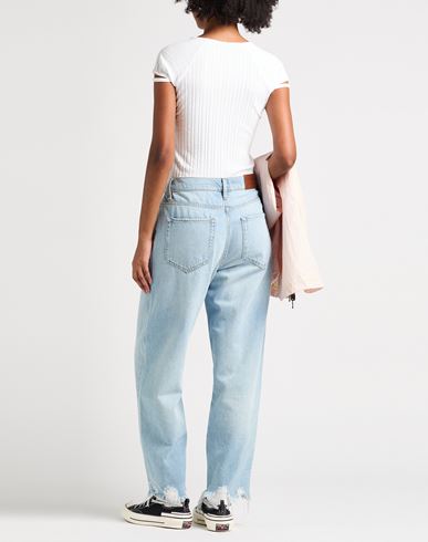 Denim Woman Jeans Blue Size 28 Cotton, Lyocell