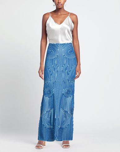 Off-white Woman Maxi skirt Blue