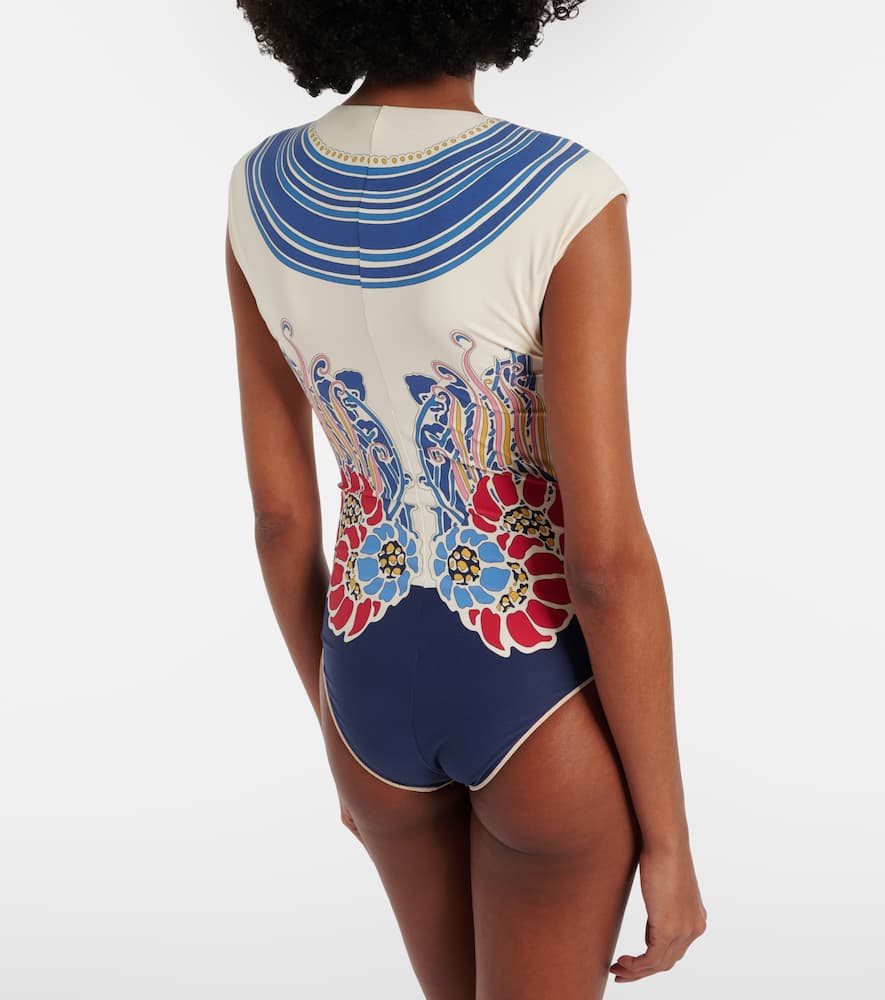 Tutto Suit printed swimsuit