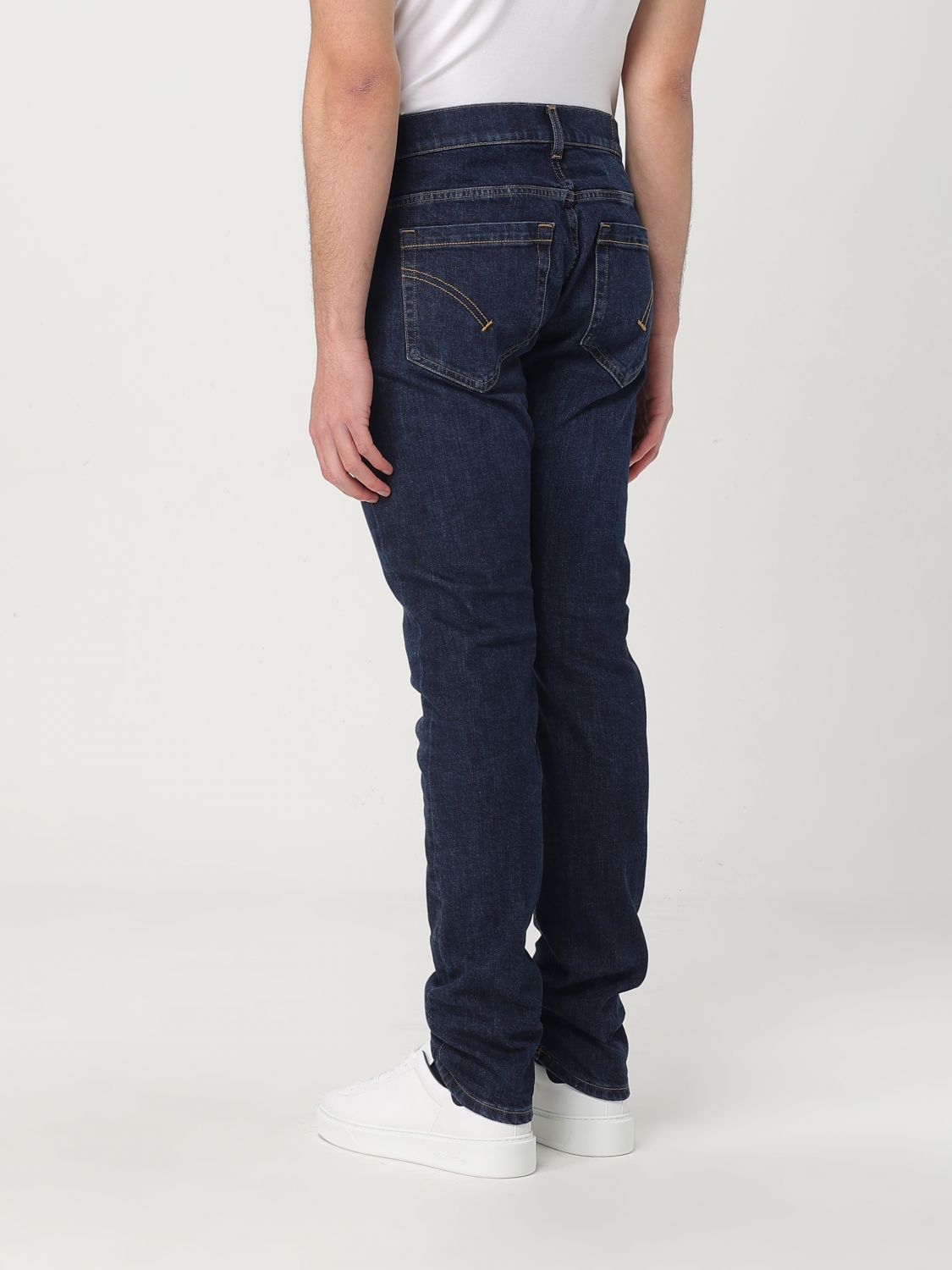 Pants Men color Denim