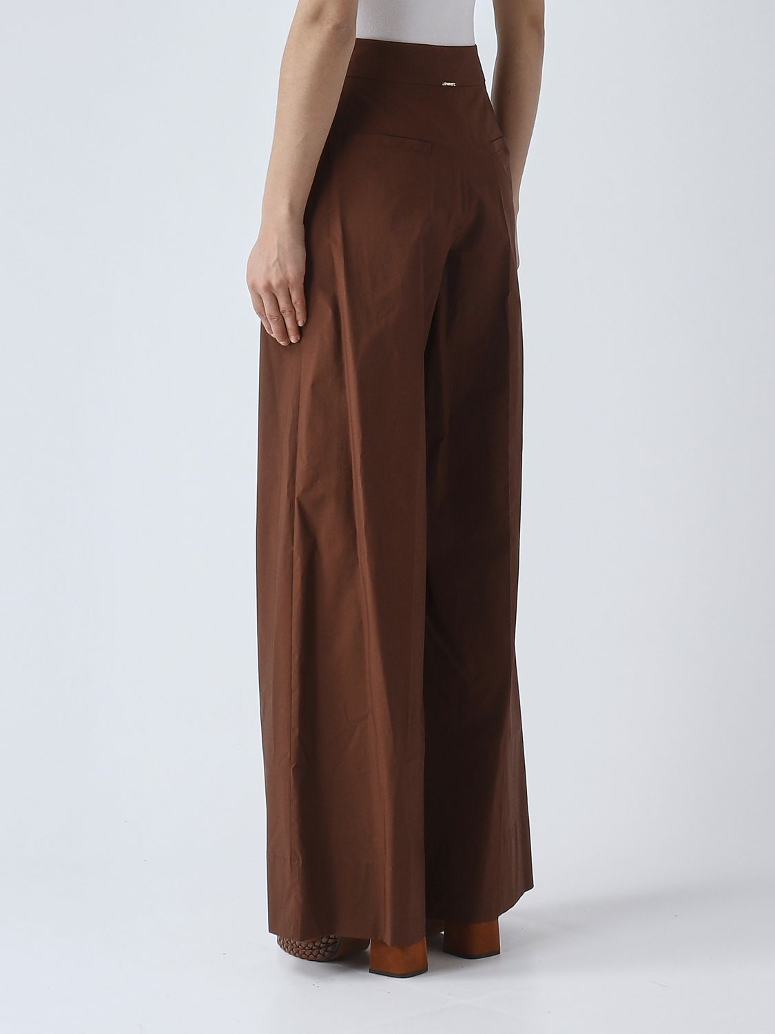 Pants Woman color Coffee
