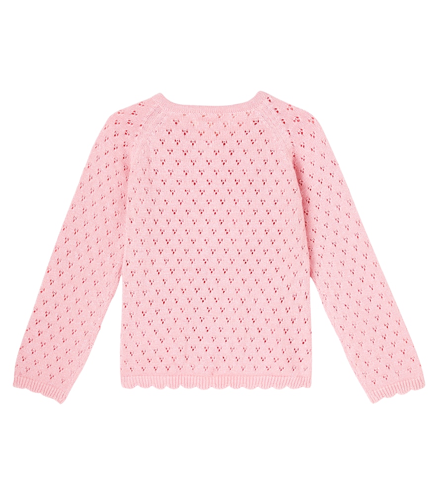 Konges Sløjd Hannah cotton-blend lamé cardigan