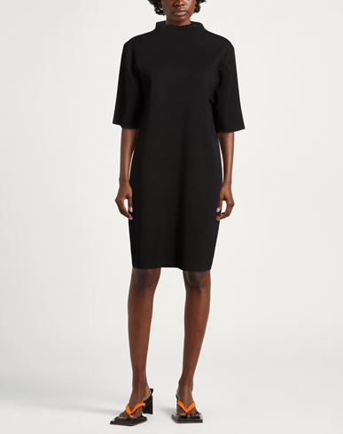 Woman Mini dress Black Size 10 Merino Wool