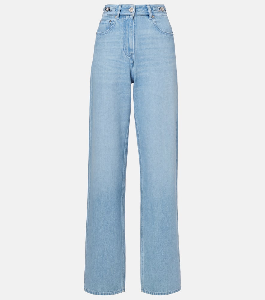 High-rise wide-leg jeans