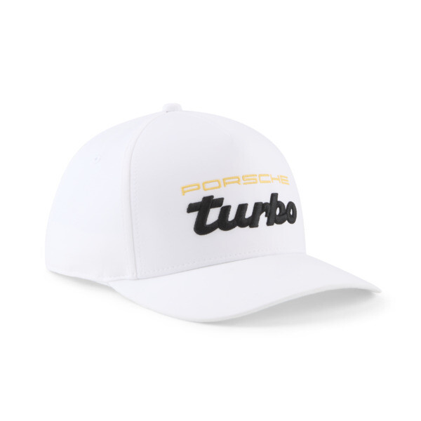 PUMA Porsche Legacy Low Curve Cap in White, Adult