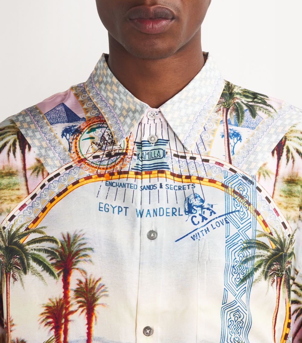 Silk Call Me In Cairo Oversized Shirt
