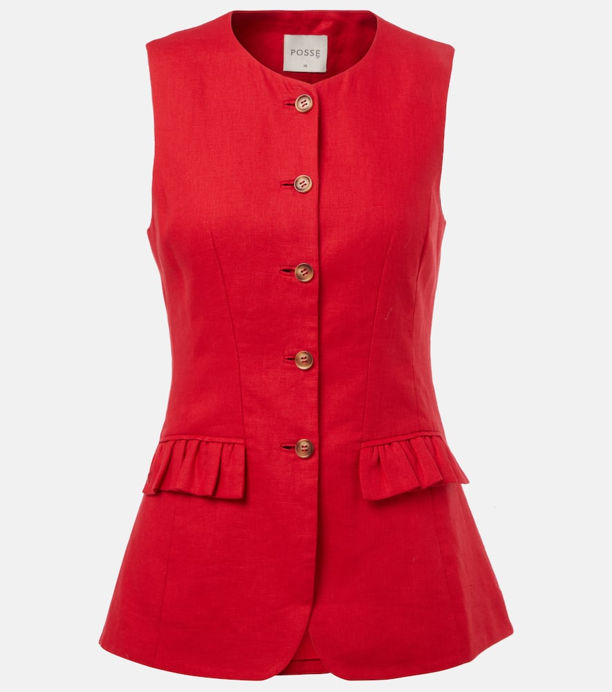 Matilda linen vest