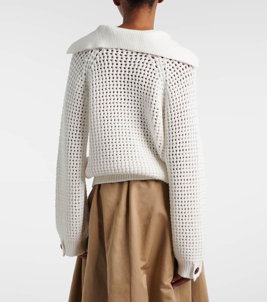 Cotton-blend sweater