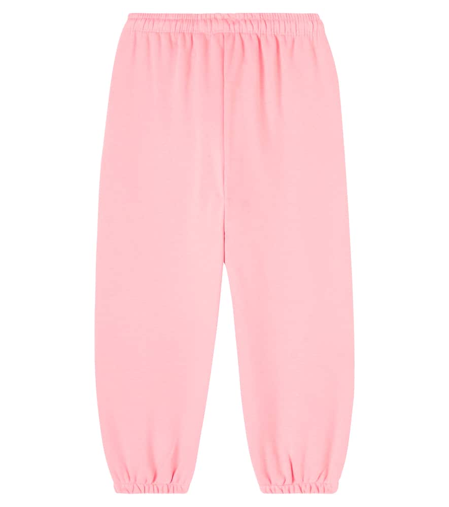 Konges Sløjd Lou Bow embroidered cotton-blend sweatpants