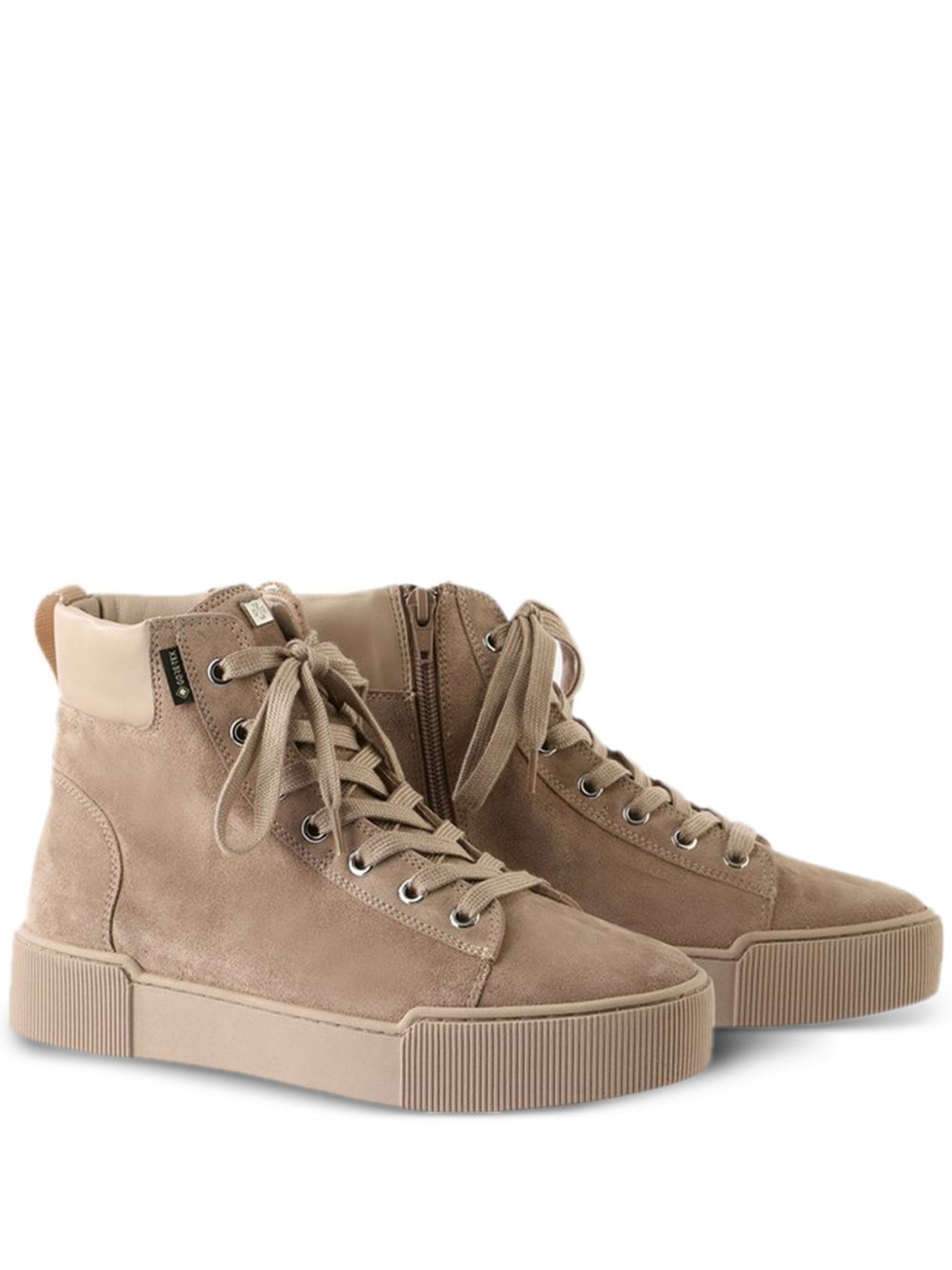 Buddy suede lace-up boots - Neutrals