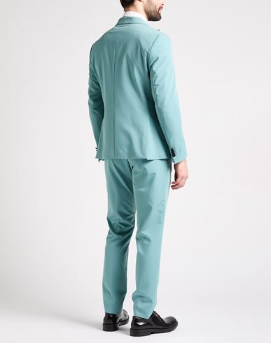 Takeshy Kurosawa Man Suit Turquoise Size 40 Polyester, Viscose, Elastane