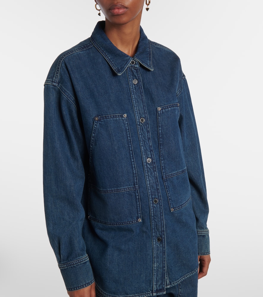 Okely denim overshirt