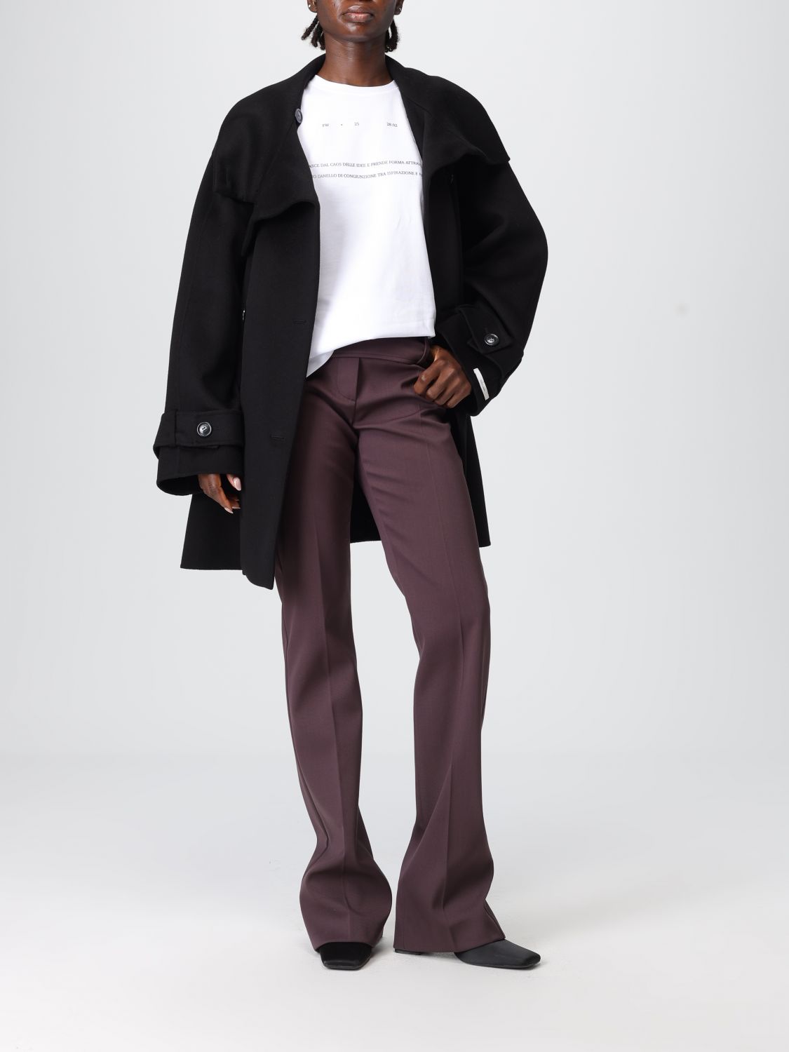 Coat Woman color Black