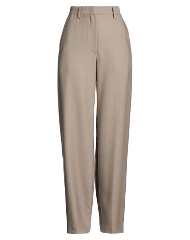 Woman Pants Taupe Size 4 Virgin Wool