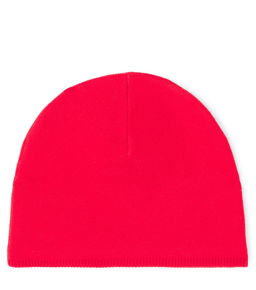 Logo wool-blend beanie