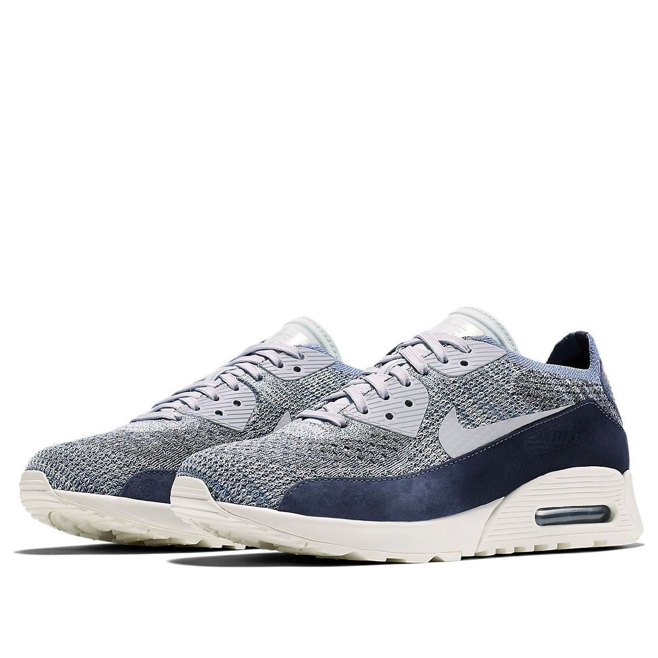 (WMNS) Air Max 90 Ultra 20 Flyknit 'Grey White'