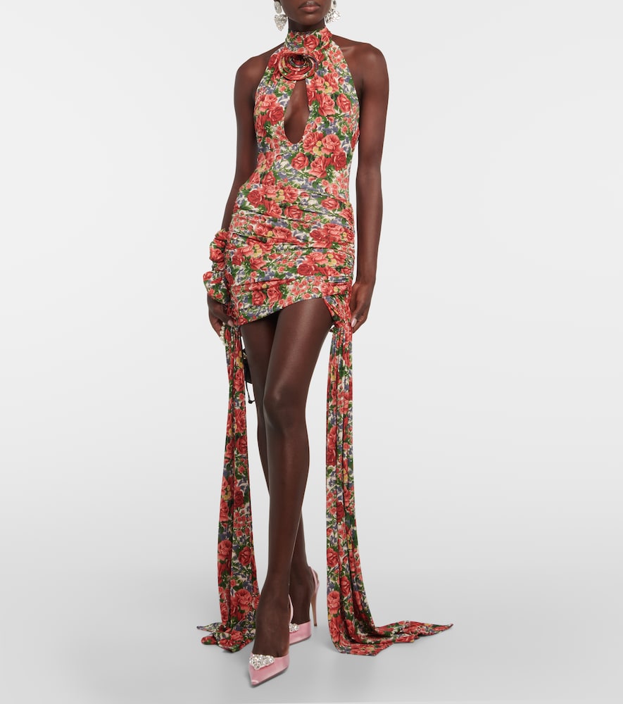 Floral halterneck top