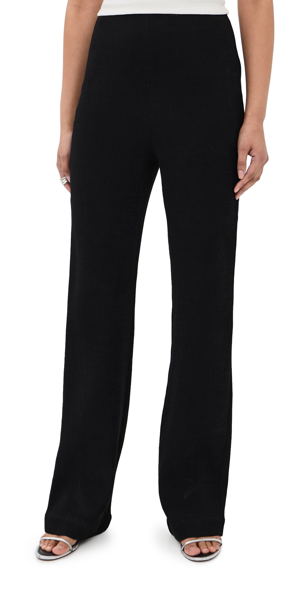 Viscose Plisse Corbit Pants Black