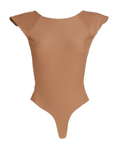 Chéri Woman Bodysuit Camel Size L Polyamide, Elastane