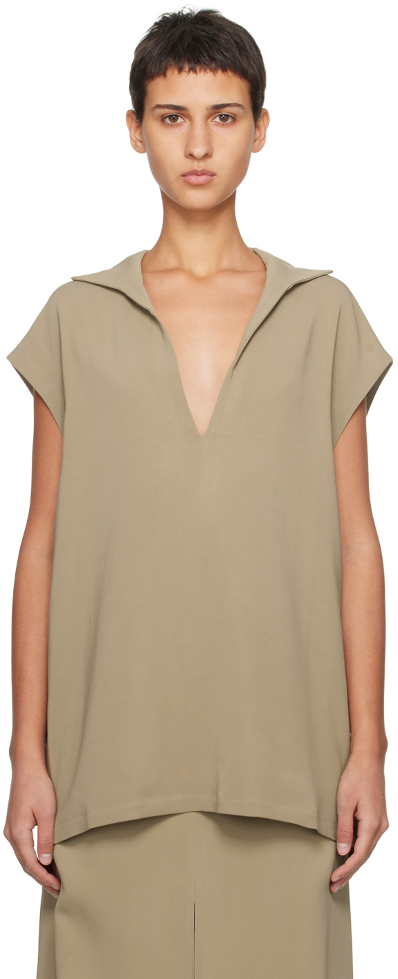 BITE Taupe Throw On T-Shirt