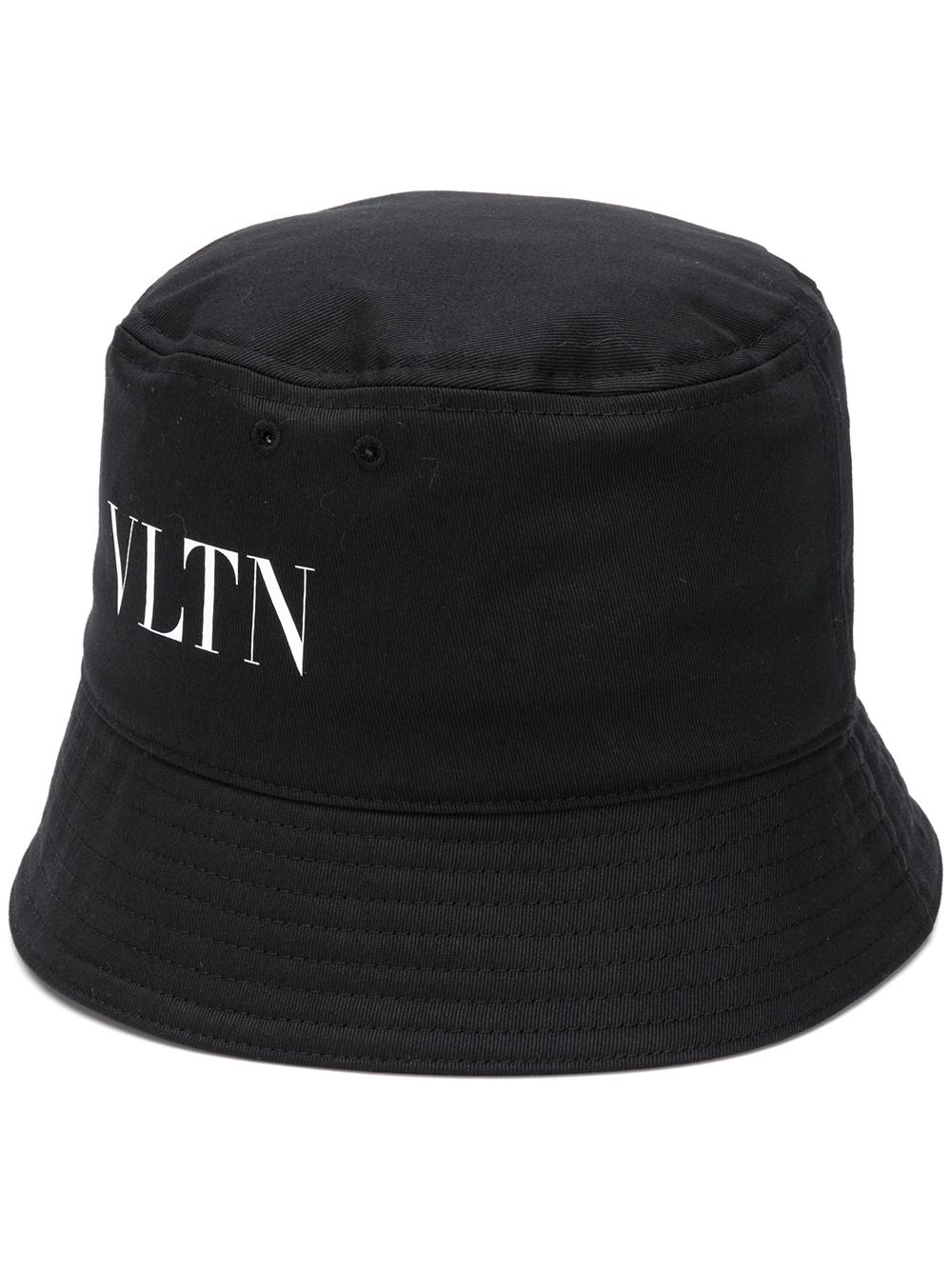 Logo-print bucket hat - Black