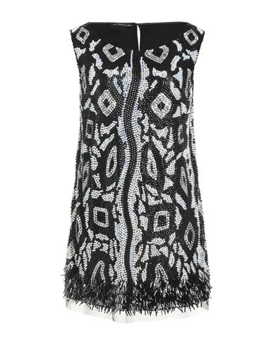 Woman Mini dress Black Size 8 Polyester