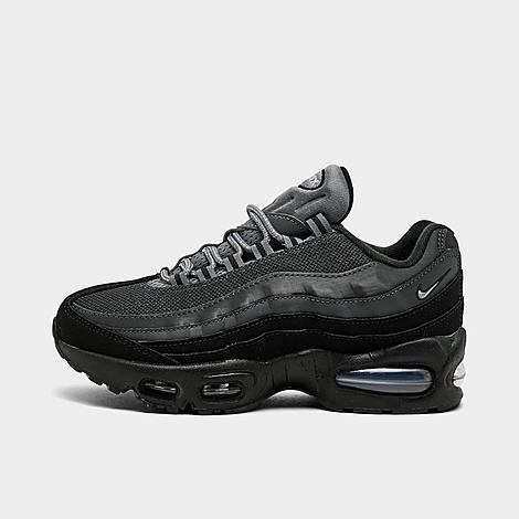Big Kids Air Max 95 Casual Shoes in Black/Metallic Silver