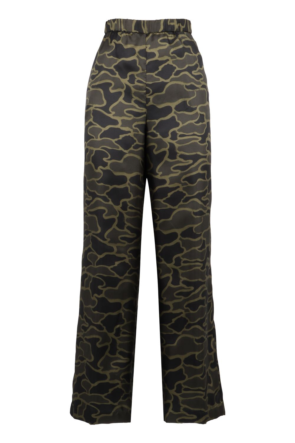 Printed Silk Pants