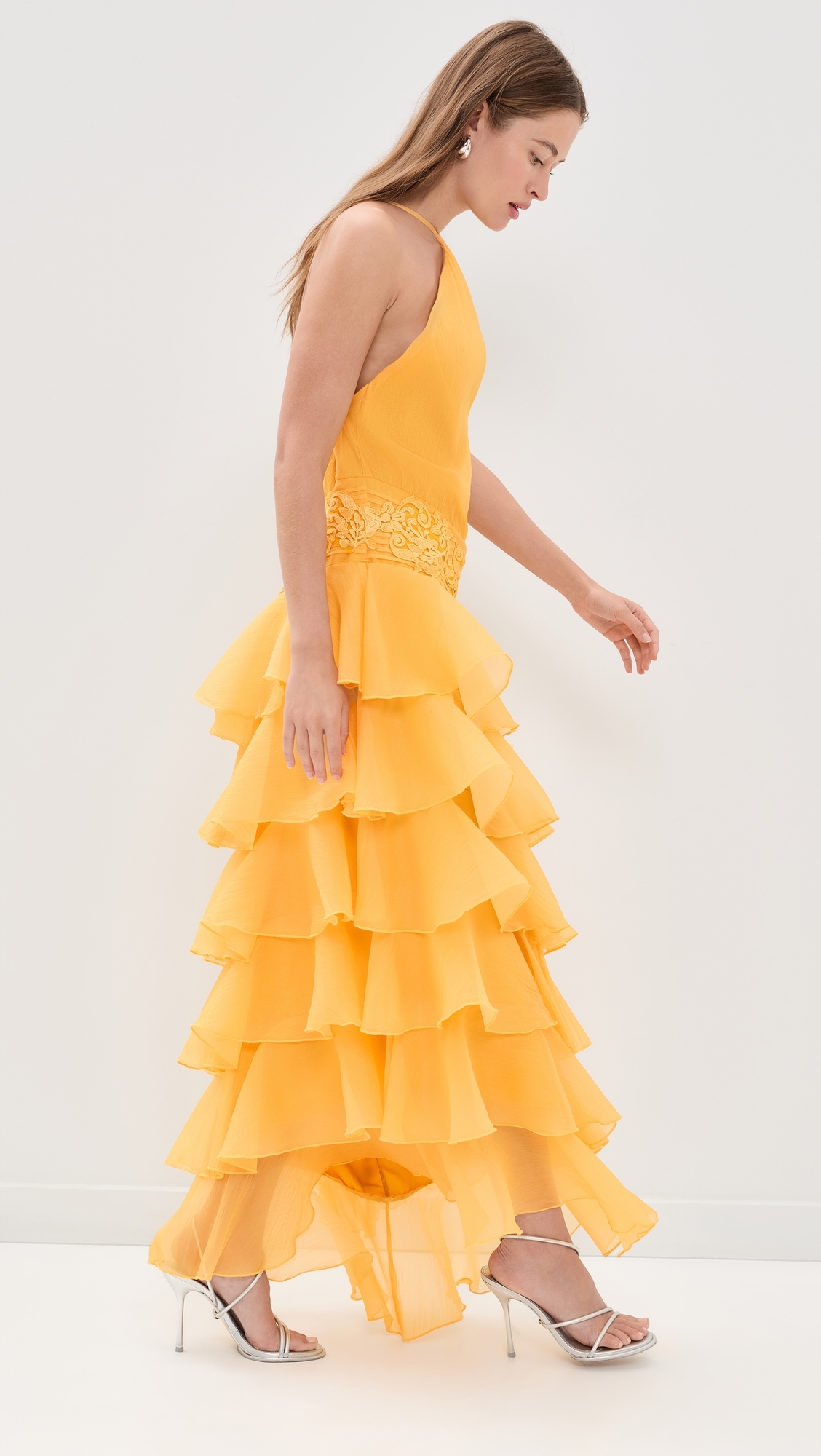 Dahlia Organza Dress Golden Rod