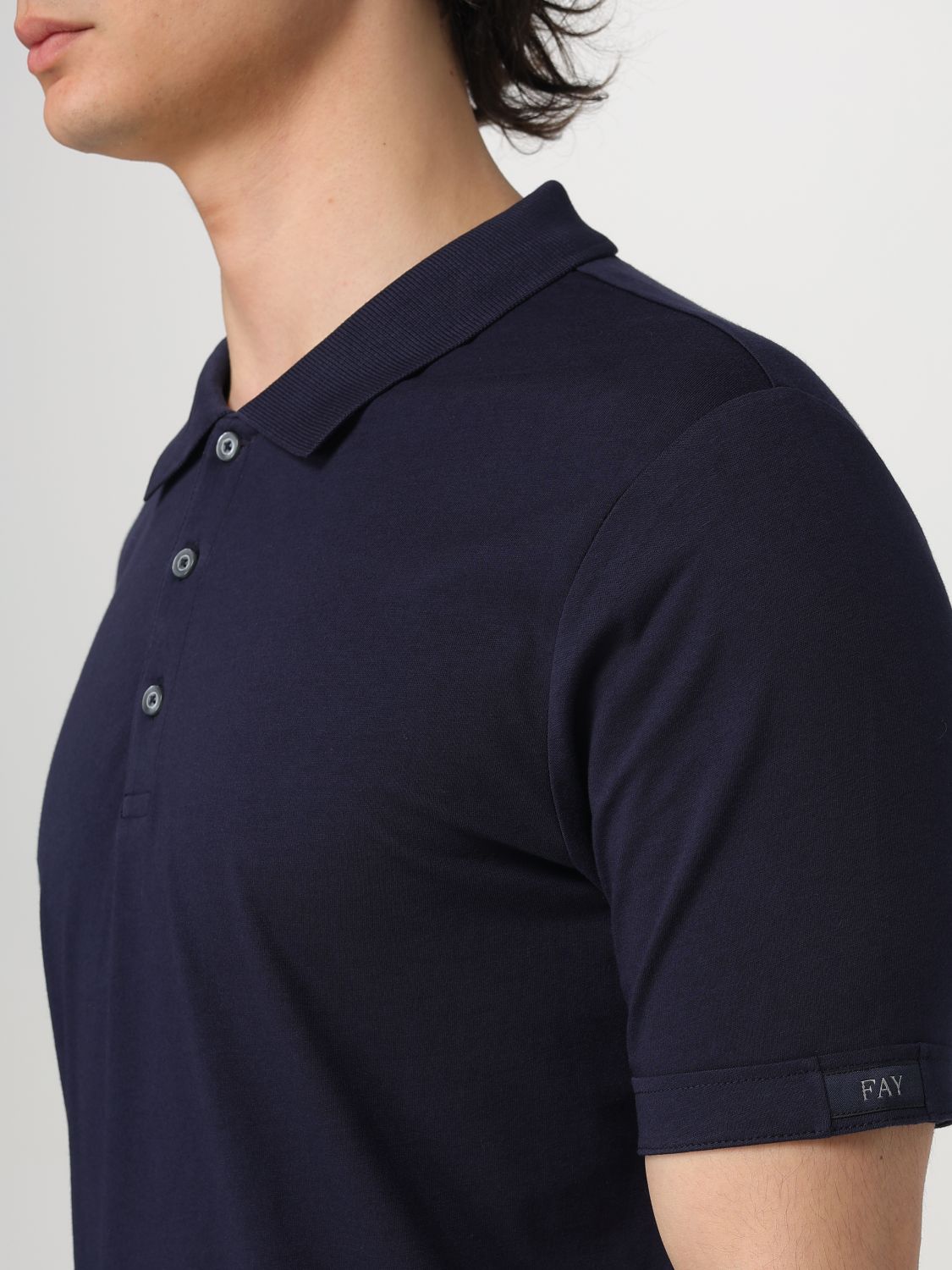 Polo Shirt Men color Blue