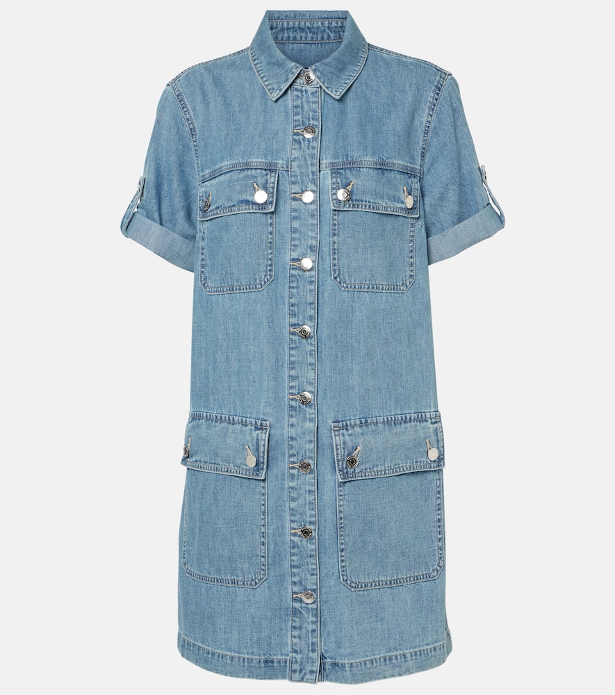 Veronica Beard Warren denim shirt dress