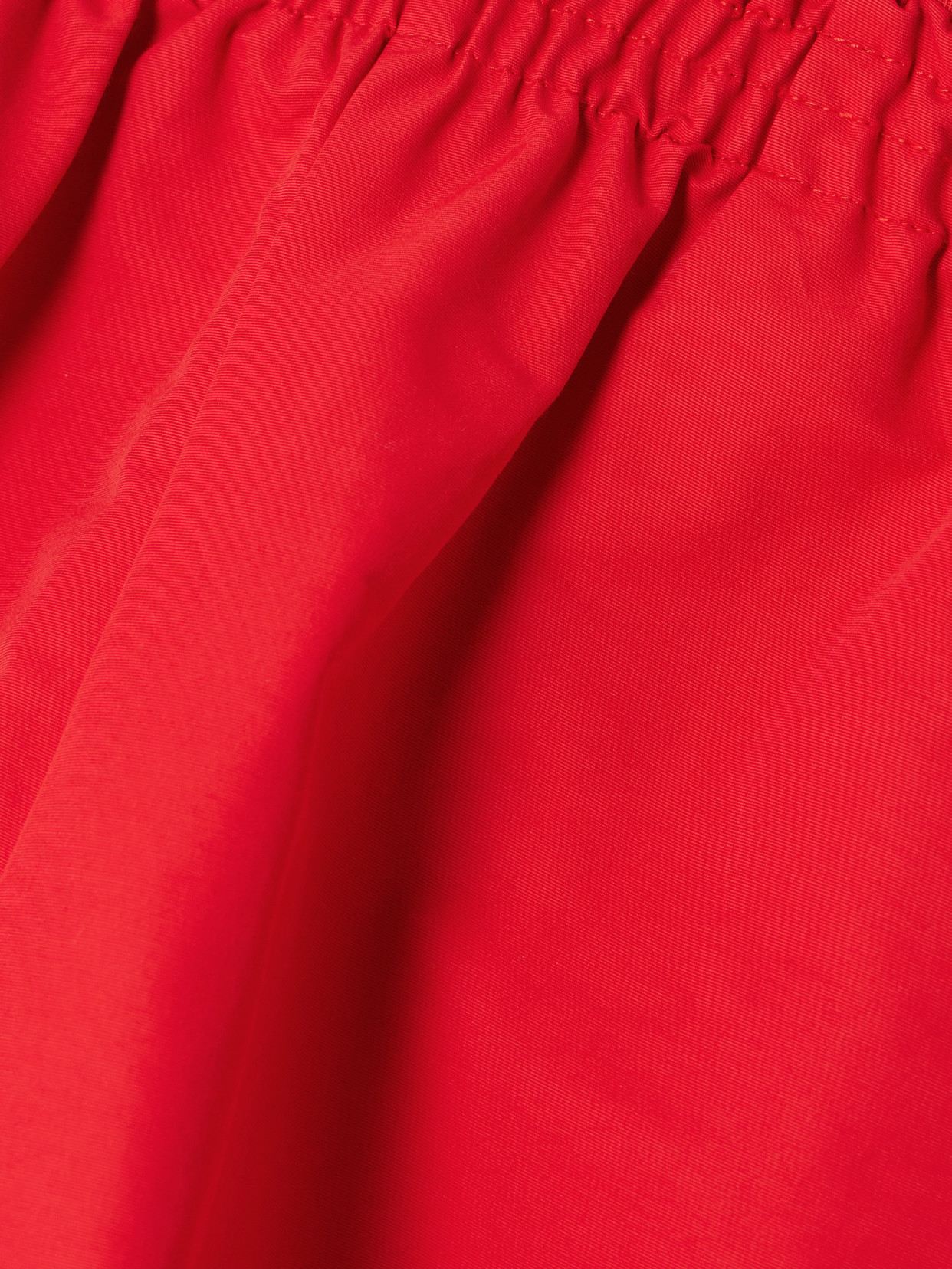Anchor Piped Cotton-blend Shorts - Red