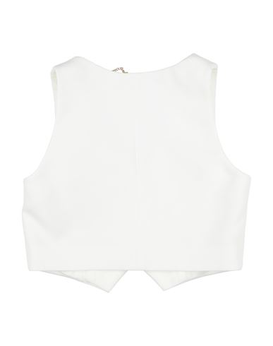 Kid Girl Tailored Vest White