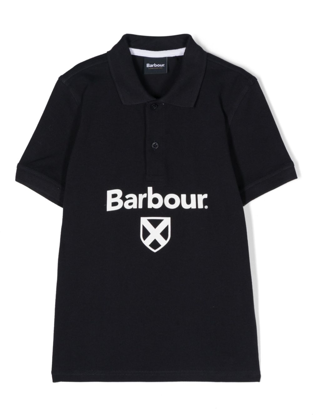 Logo-print polo shirt - Blue