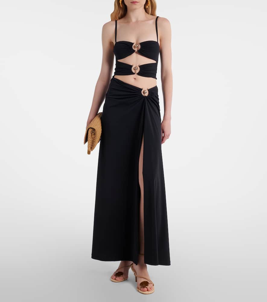 Orbit jersey maxi dress