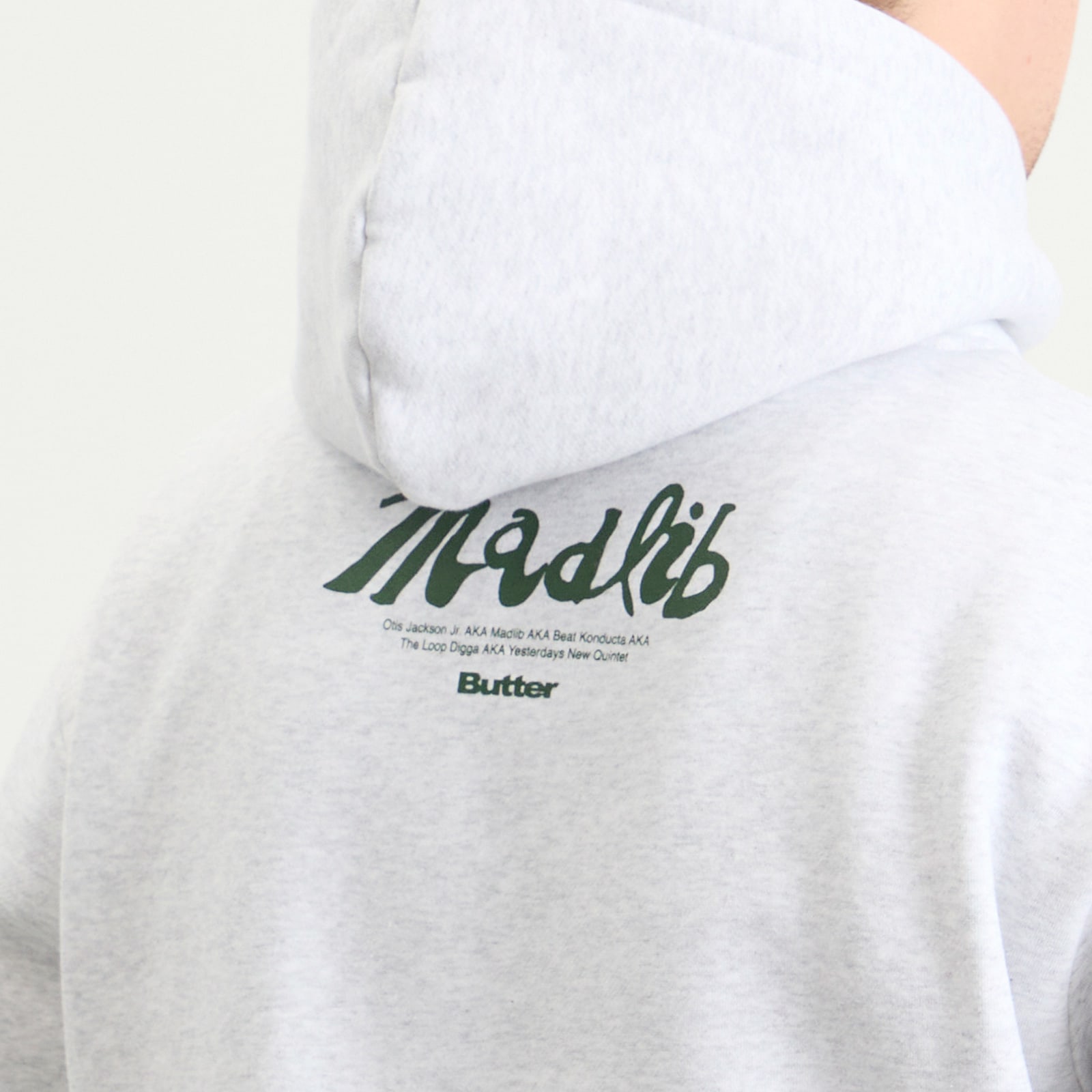 Men's Madlib Pullover Hood in Ash