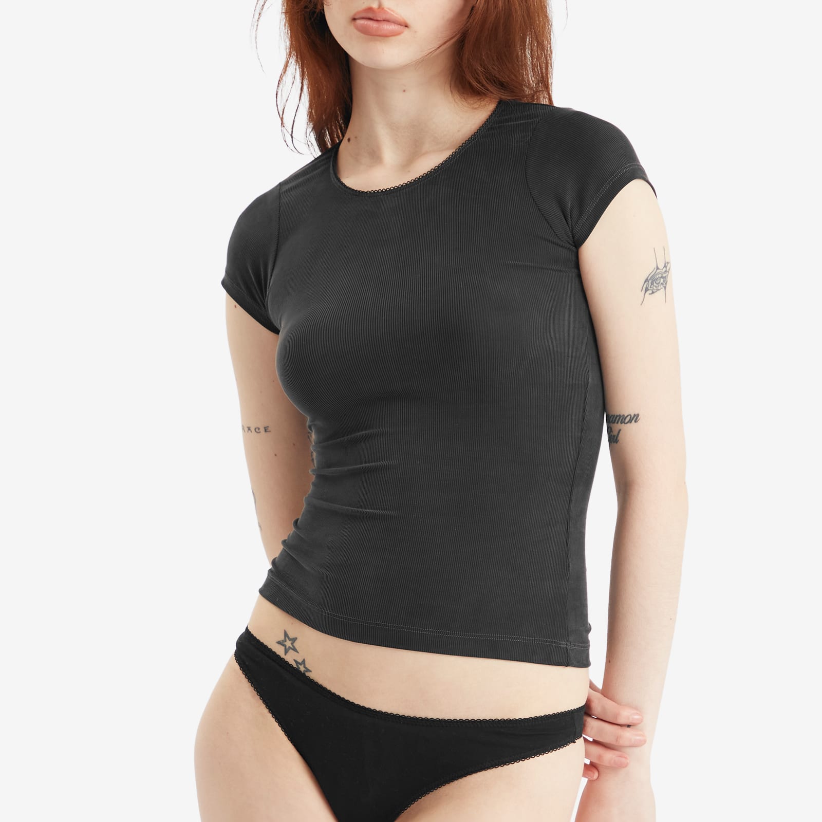 Fruity Booty Women's Second Skin T-Shirt in Black
