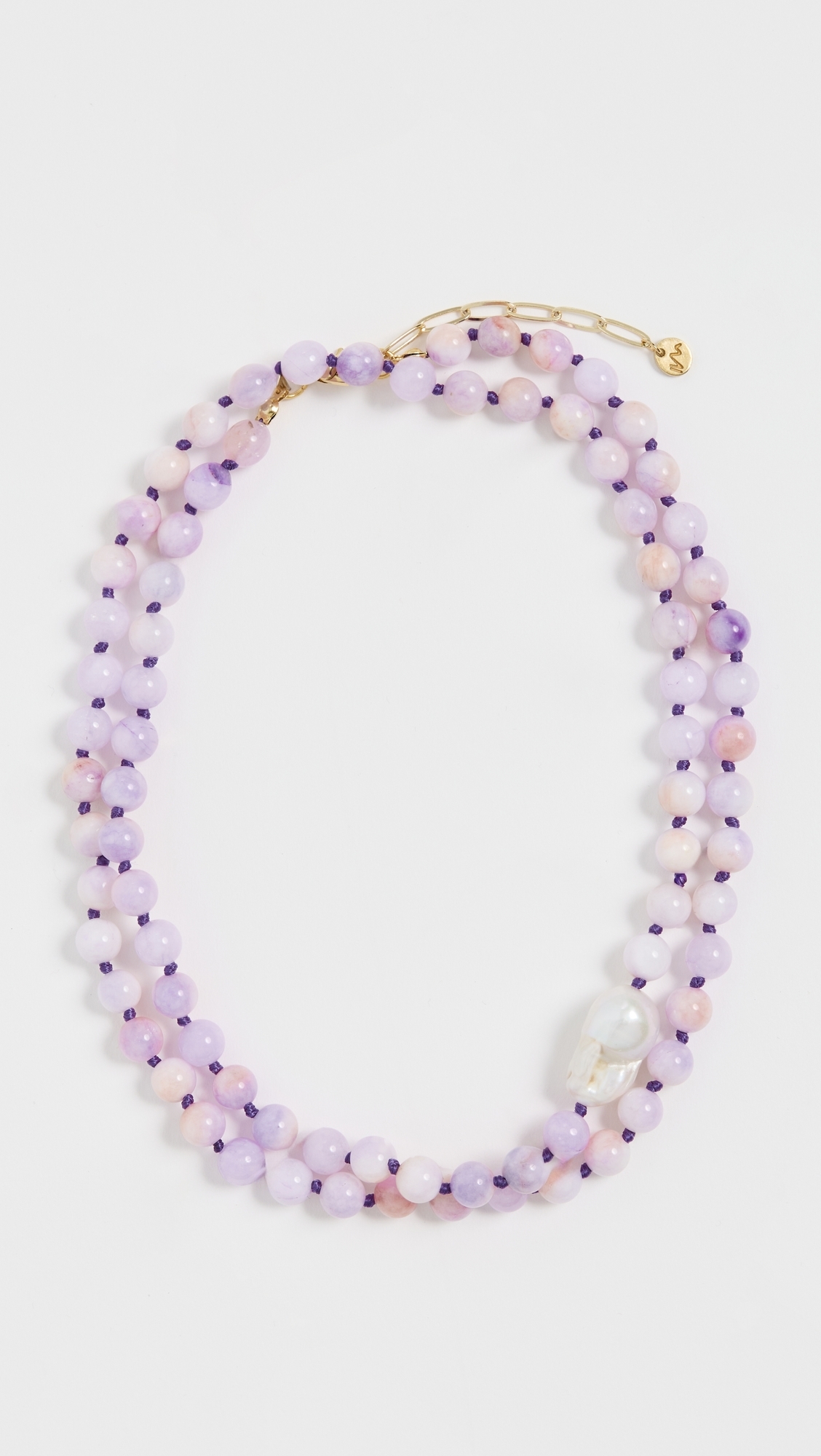 Maison Irem Necklace Violet Purple One Size