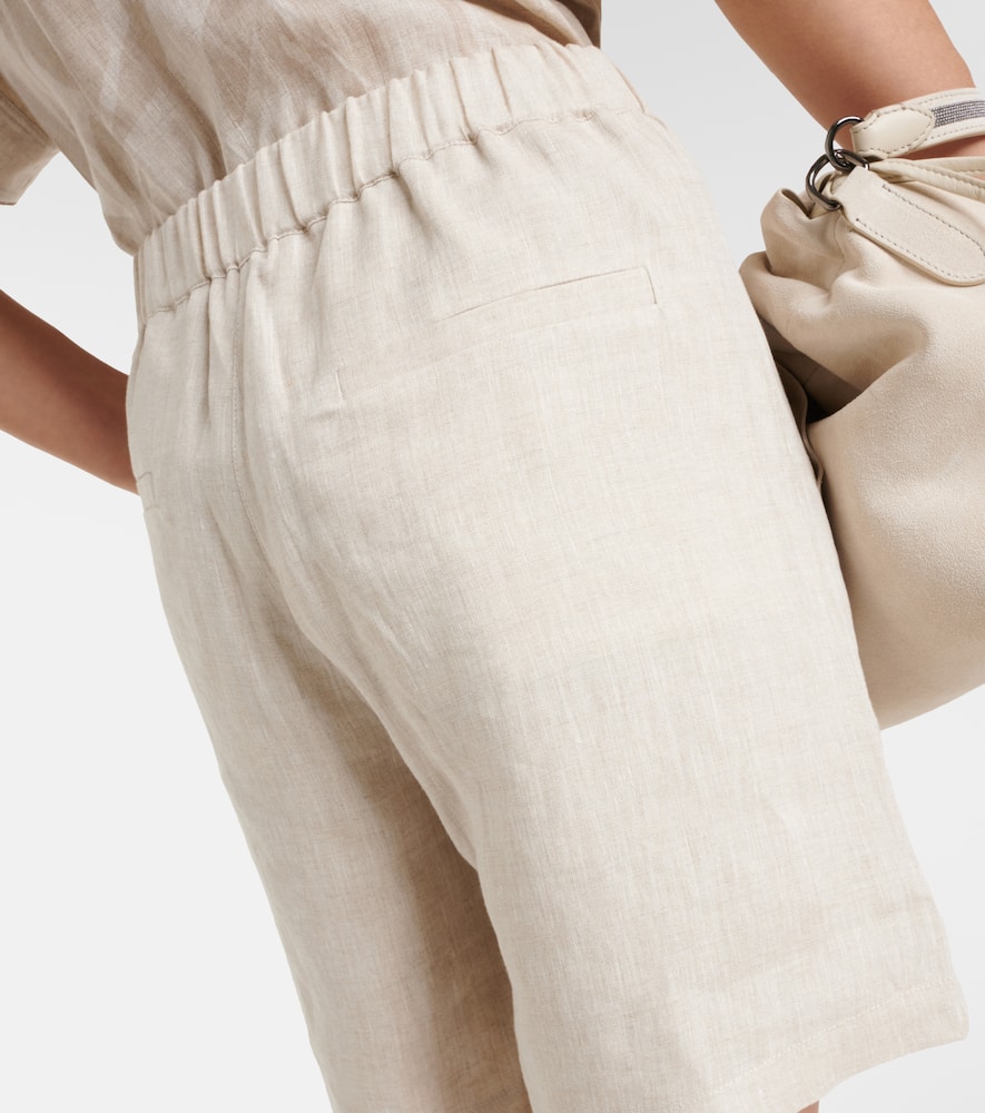 Linen shorts