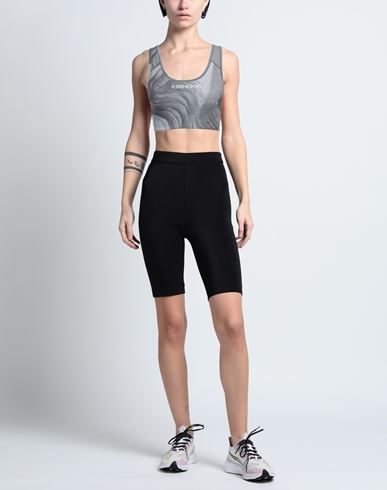 Woman Top Grey Size M Polyester, Elastane