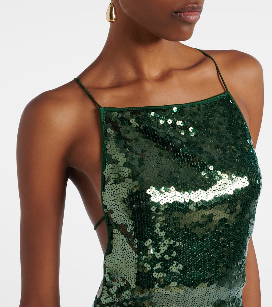 Oséree Marylin sequined maxi dress