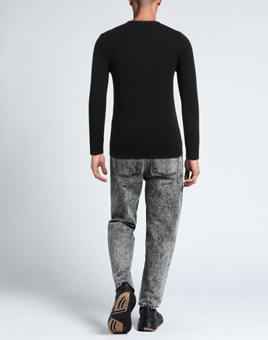 Man Sweater Black Size XXL Wool, Viscose, Polyamide, Cashmere