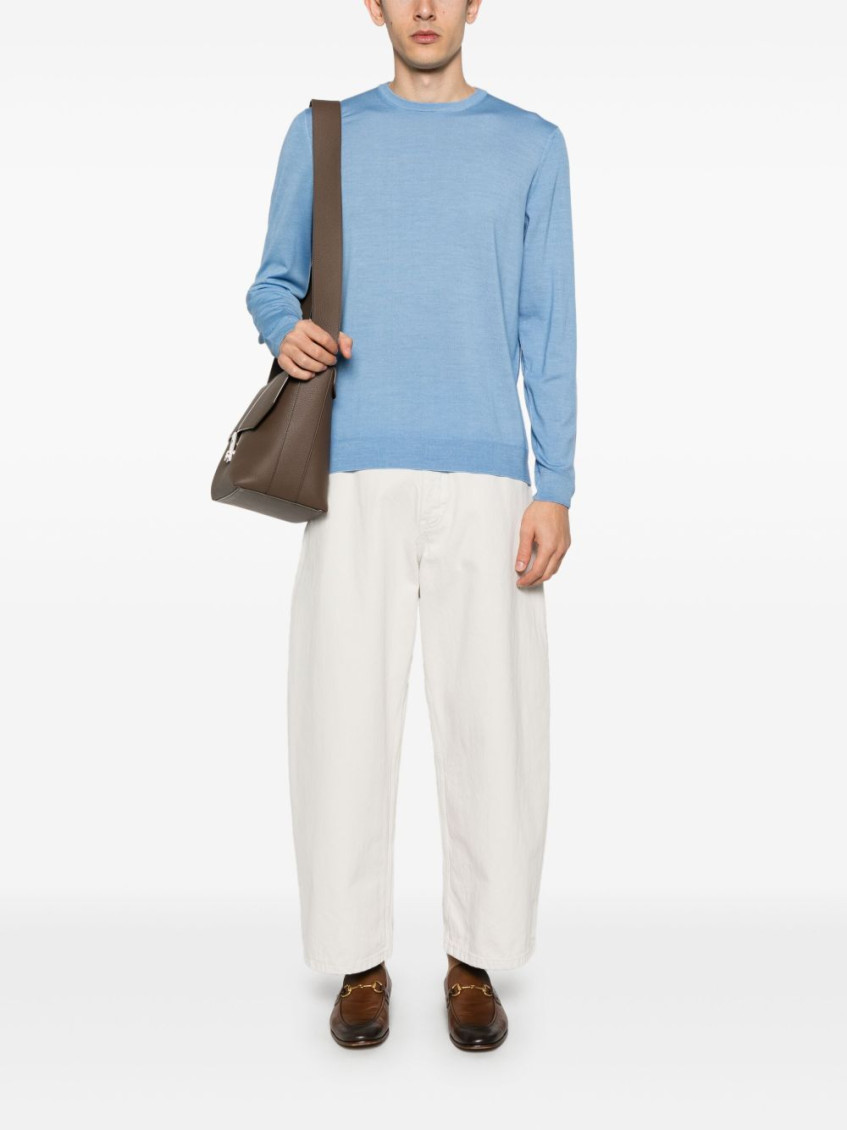 - Wool Sweater With Full Neck
