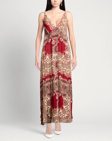 Woman Maxi dress Brick Size 6 Viscose