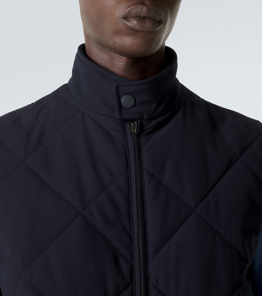 Quilted puffer vest