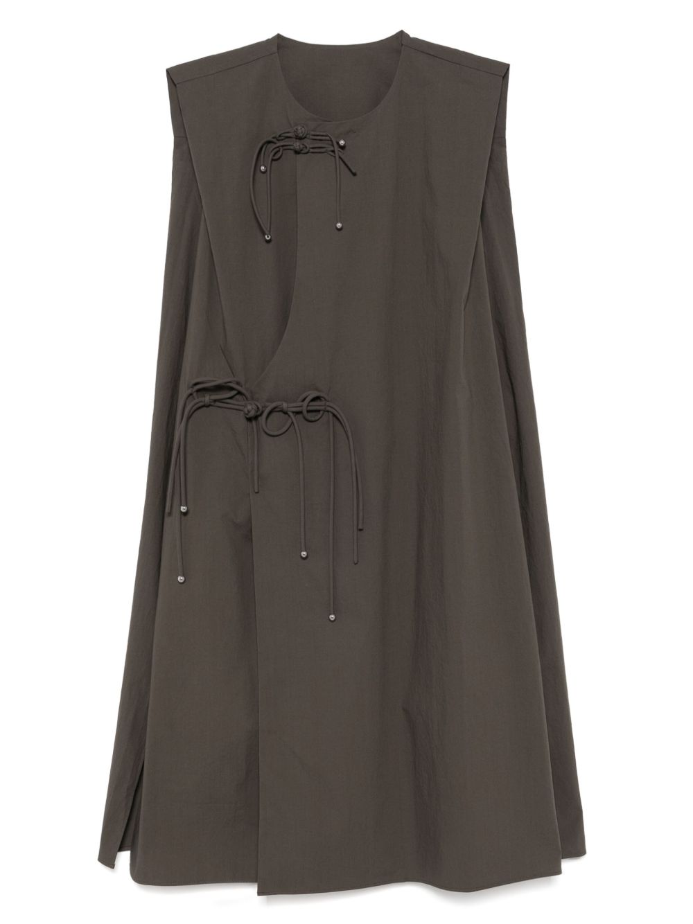 JNBY bead-embellished sleeveless dress - Green